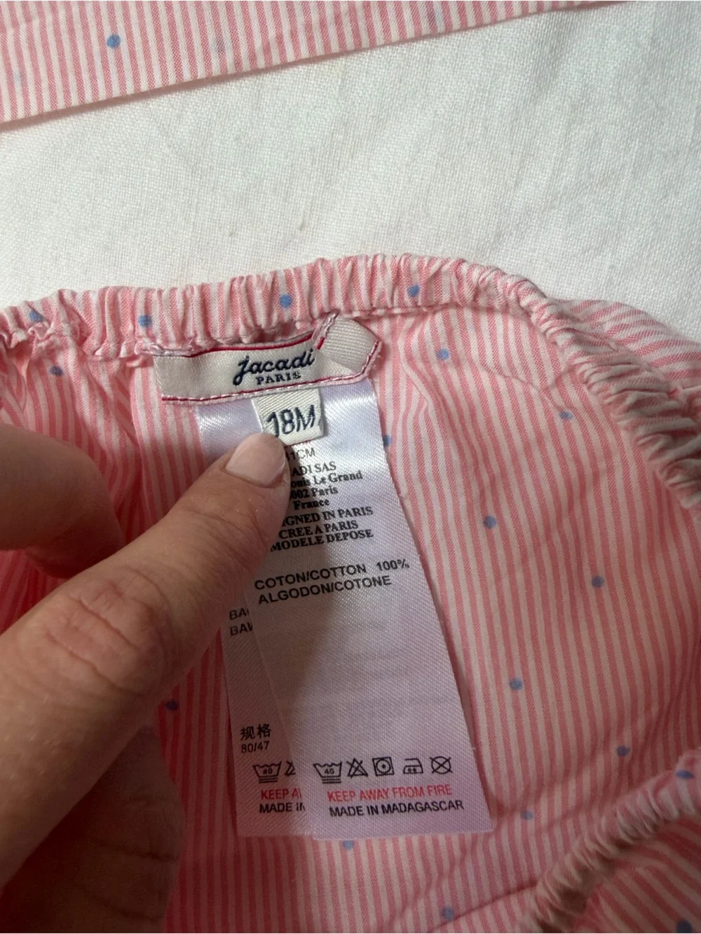 Jacadi Baby Outfit 18m (runs small)